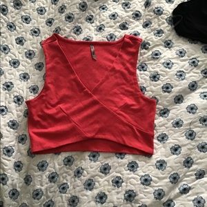 HEART&HIPS CROP TOP PINK